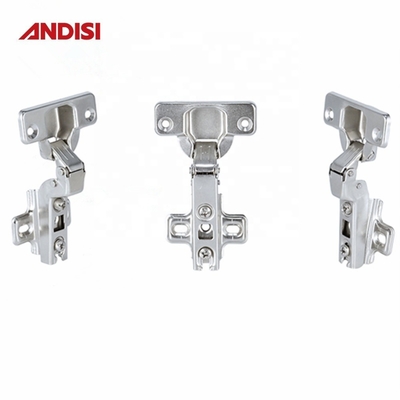 Full Overlay Door Cabinet Iron Hinges with Modern Design Style and Nickel Plated Finish