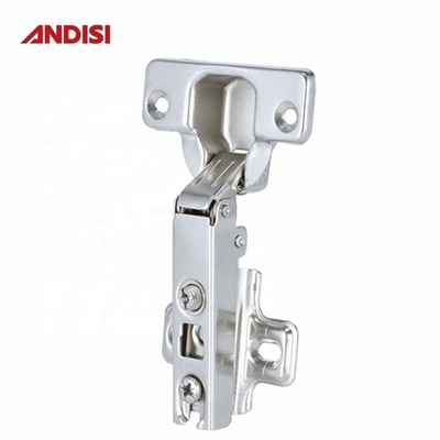 Full Overlay Door Cabinet Iron Hinges with Modern Design Style and Nickel Plated Finish