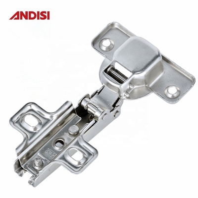 Full Overlay Door Cabinet Iron Hinges with Modern Design Style and Nickel Plated Finish