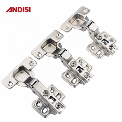 Home Office Furniture Hardware Iron Slide on Two Way Cabinet Door Hinges