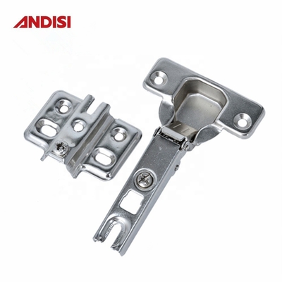 Home Office Furniture Hardware Iron Slide on Two Way Cabinet Door Hinges