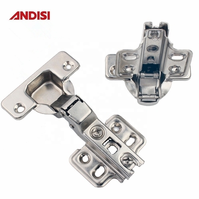 Home Office Furniture Hardware Iron Slide on Two Way Cabinet Door Hinges