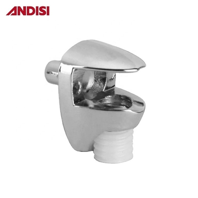Zinc Alloy Cabinet Shelf Support Bracket Glass Clip Clamps with Chrome Plated Finish