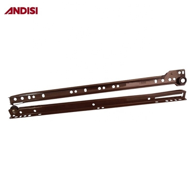 FGV Drawer Sliding Rail for Modern Furniture Load Capacity 15kgs White Brown or Black