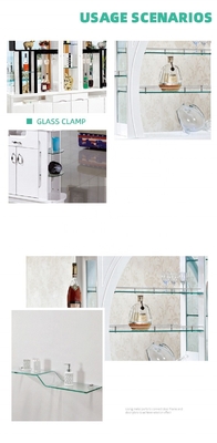 Other Furniture Hardware Glass Shelf Support with Adjustable Height 0-26mm Function
