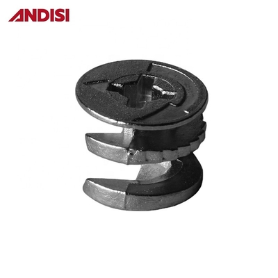 ANDISI Connecting Mini Fix 3 in 1 Cam Lock Nuts for Furniture Zinc Plated/Nickel Plated