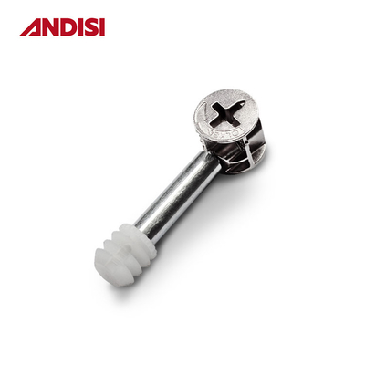 Modern Furniture Zinc Alloy Hidden Cam Door Lock for Cams Dowels Fitting Eccentric Cam