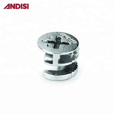 Home Office Cabinet Connector 3 in 1 Mini Fix Screw Cam Lock with Zinc Alloy Nut