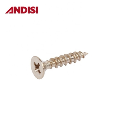 Metal Slotted Pozi Drive Head Countersunk Chipboard Wood Self Tapping Screw for Furniture Cabinet Connection