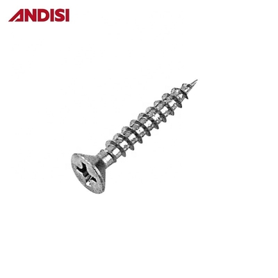 Metal Slotted Pozi Drive Head Countersunk Chipboard Wood Self Tapping Screw for Furniture Cabinet Connection
