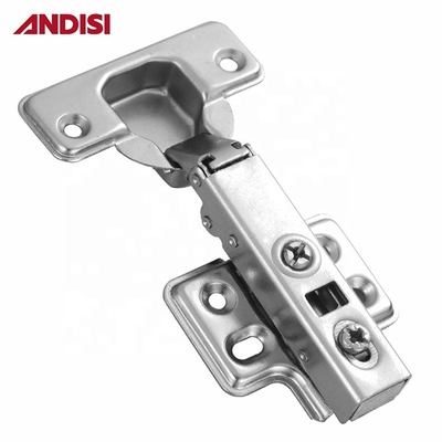 26mm Cup Mini Clip-on Soft Closing Door Hinge for Half Overlay Doors 14-24mm Thick
