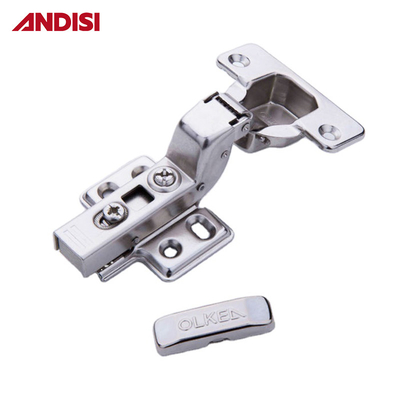 26mm Cup Mini Clip-on Soft Closing Door Hinge for Half Overlay Doors 14-24mm Thick