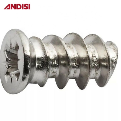 Pozi Drive Confirmat Screw M6 Countersunk Head Euro Screw 13mm for Furniture Mounting