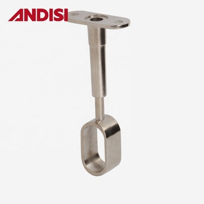 Other Furniture Hardware Wardrobe Fitting Adjustable Height Oval Pipe Support Bracket