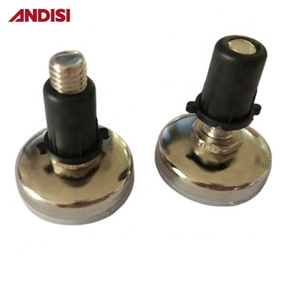 Adjustable Furniture Legs with M6 M8 Threaded Rubber Feet Nylon Plastic Material