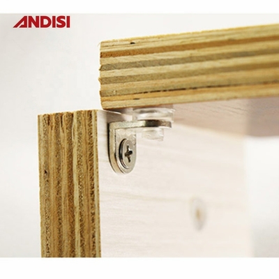 Zinc Alloy and PVC Glass Clamp Bracket Holder for Flat Glass Railing Shelf Accessory