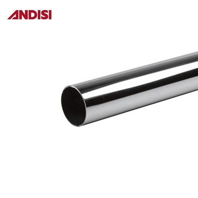 50mm Chrome Tube Wardrobe Fitting Closet Rod with 19 Hanging Rails and 25 Clothes Tubes