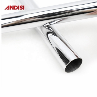 50mm Chrome Tube Wardrobe Fitting Closet Rod with 19 Hanging Rails and 25 Clothes Tubes