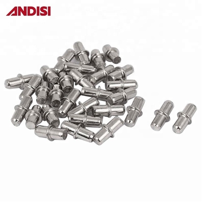 Nickel Plated/Zinc Plated Shelf Support Stud Shelf Pin Brackets for Shelves 5mm 6mm