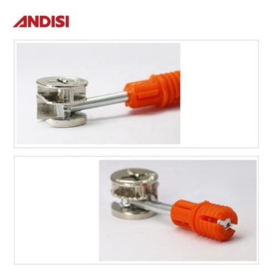 Plastic Bolt Mini Fix Cam Lock Fastener Connecting Quick Assembly Expanding Dowels