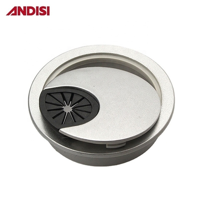 Connector Finish Chrome/Nickel Plated Office Table Outlets Cable Sleeve Cover Grommet
