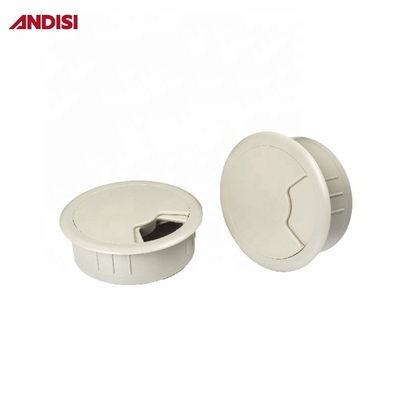 Home Office Furniture Plastic Computer Cable Outlet Wire Desk Cable Cover Grommet 13mm/18mm Height