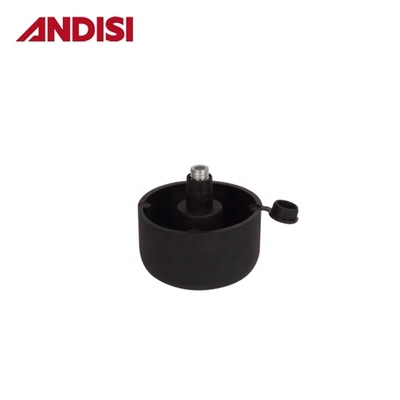Zinc Plated Steel Black Finish Furniture Leg M8 Threaded Plastic Cabinet Adjustment Feet