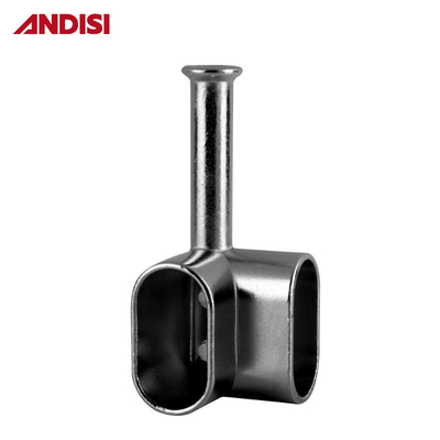 Convenient Wardrobe Tube Holder End Support for Closet Rods and Clothes Hanging Rails