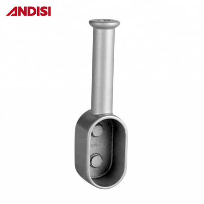 Convenient Wardrobe Tube Holder End Support for Closet Rods and Clothes Hanging Rails