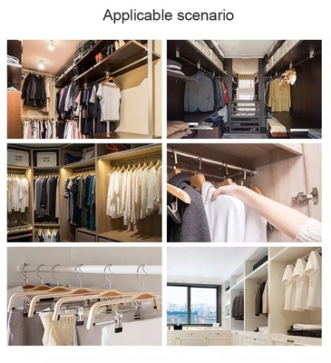 Convenient Wardrobe Tube Holder End Support for Closet Rods and Clothes Hanging Rails