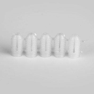 Furniture Mini Fix Transparent Plastic Expanding Sleeve Connecting Nylon Nut for Screw