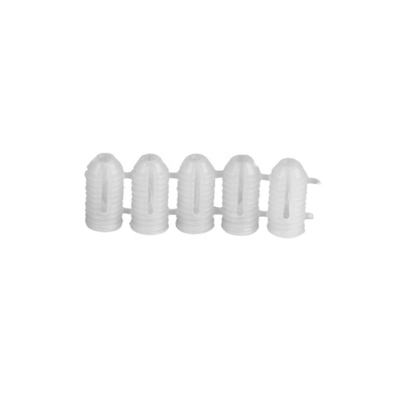 Furniture Mini Fix Transparent Plastic Expanding Sleeve Connecting Nylon Nut for Screw