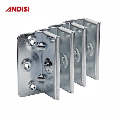 Bedroom Furniture Hardware Connecting Metal Corner Bed Bracket for Wood Metal Bed Frame