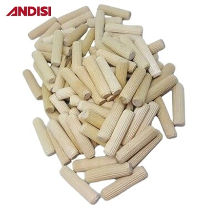 Fluted and Beveled Birch Wooden Dowel Furniture Cabinet for Home Office Mail Packing