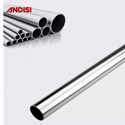 16-50mm Chrome Steel Tube Cloth Hanging Rail for Wardrobe Sleek Metal Round Closet Rod