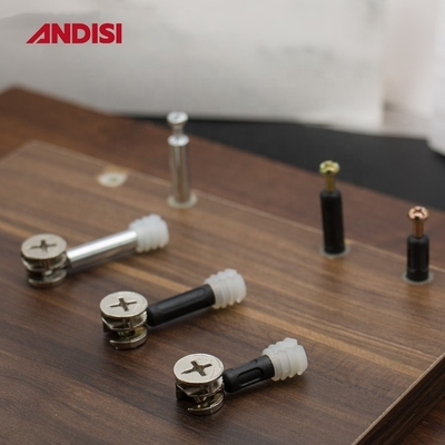 Mail Packing 3-IN-1 Wood Cabinet Connection Cam Lock Nut and Bolt  MINI FIX