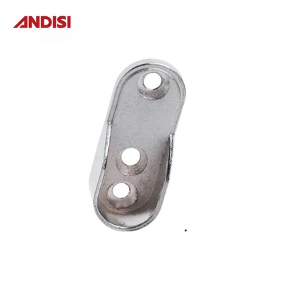 Upgrade Your Wardrobe with 44mm Zinc Alloy Clothes Rail Holder and Oval Tube Support