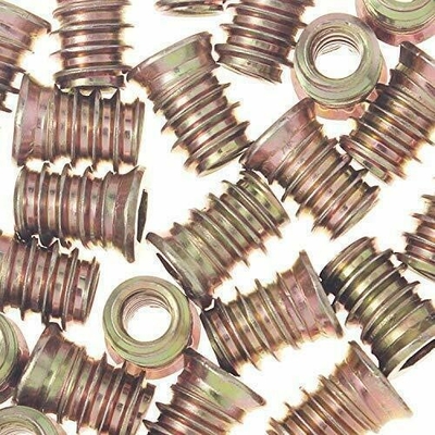 Mail Packing Y Hex Drive Fixing Threaded Insert Wood Furniture Screw Insert Nut