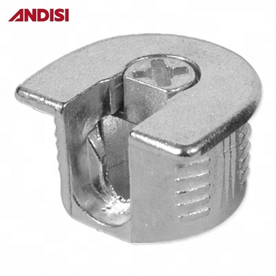 Zinc Alloy Furniture Connector Cast Zink Dowel Pin Screw and Cam Lock Disc Mail Packing