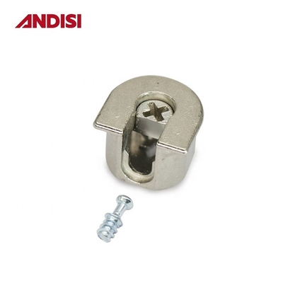 Zinc Alloy Furniture Connector Cast Zink Dowel Pin Screw and Cam Lock Disc Mail Packing