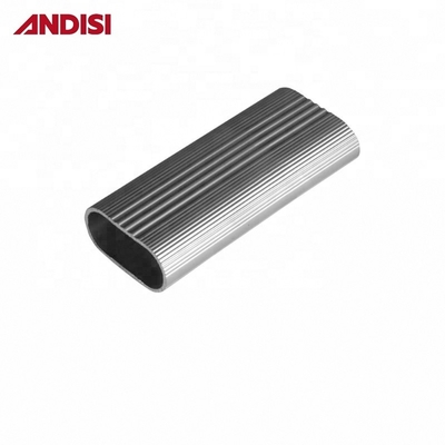 Bedroom Furniture Aluminum Tube Wardrobe Hanging Tube Rail Oval Closet Rod Tube Folded