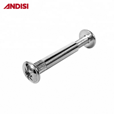 27-45mm Length Furniture Cabinet Connecting Joint Bolt Slotted Combination Screw