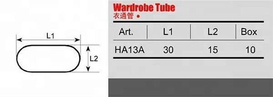 Thickening Holder Tube Support Clothes Hanging Rail Rob Steel Wardrobe for Bathroom