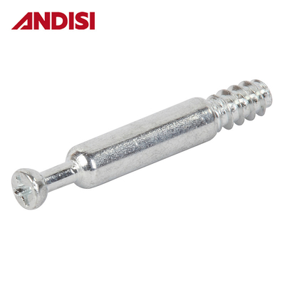 Furniture Connecting Bolt Mini Fix Screws Dowel 33/36/46mm Zinc Plated Steel M4 Modern Hardware
